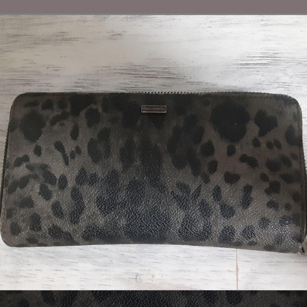 Dolce&Gabbana leopard print wallet
